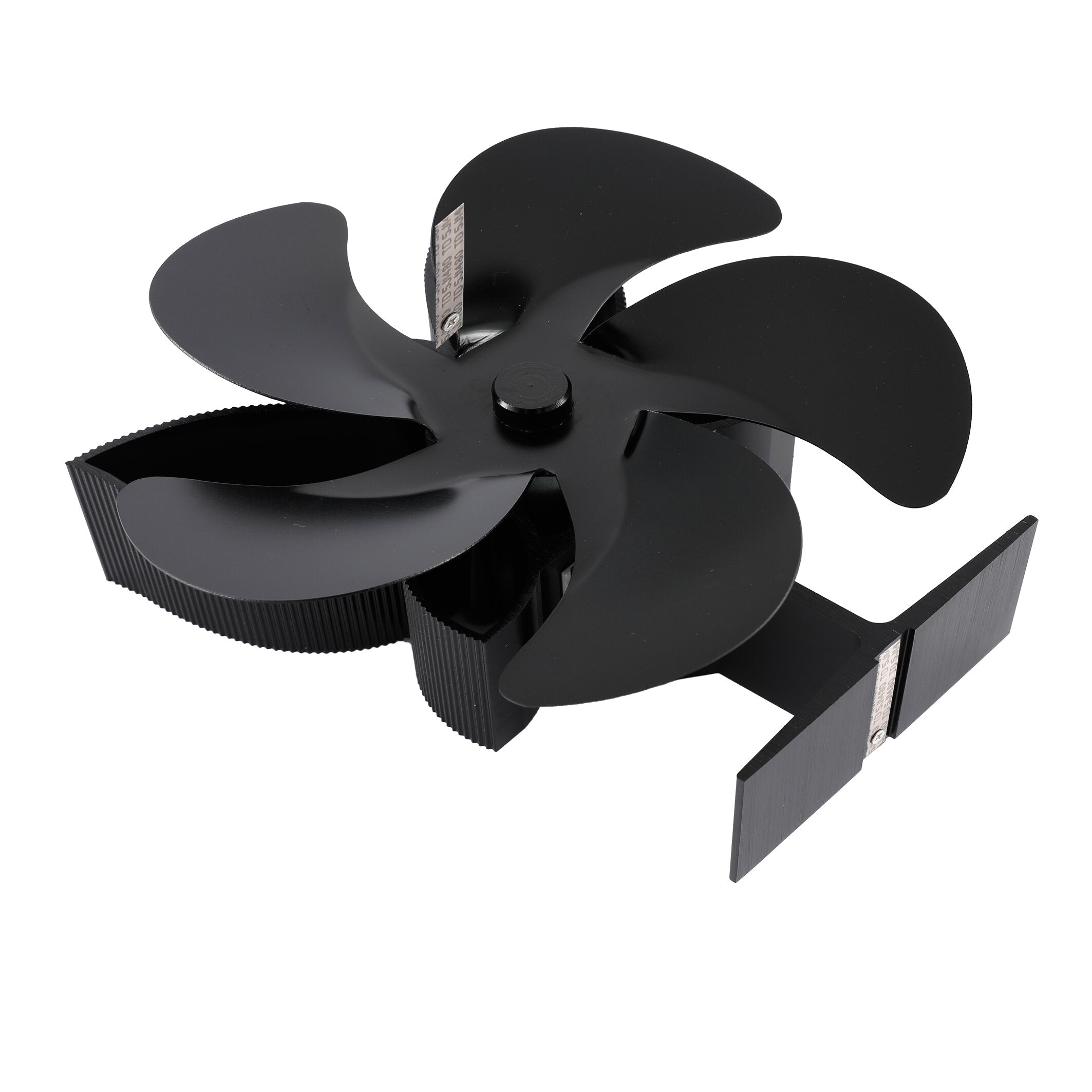 5 Blades Fireplace Fan Eco Friendly Quiet Wood Burner Stove Fan Thermal Heat Power Fan Home Christmas Gift
