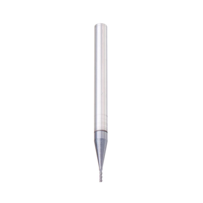 10pcs 1mm HRC55 TiAlN 2 Flutes End Mill Cutter Tungsten Carbide Milling Cutter CNC Tool
