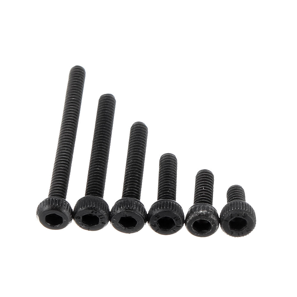 1080Pcs M2 M3 M4 Hex Socket Cap Head Screw Carbon Steel 12.9 Grade Bolt Nut Assortment Kit 4-30mm