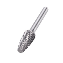 8Pcs 6mm Shank Tungsten Steel Rotary File Set Grinding Head Rasp Burrs Abrasive Tool