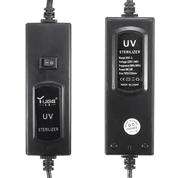 Waterproof Aquarium Fish Tank UV Light Submersible UV Sterilizer Aquarium Light Fish Tank Light