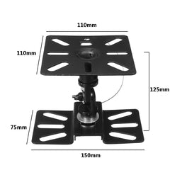 Aluminium Alloy 180 Degree Adjustable KTV Speaker Wall Bracket TV Mount Holder Stand
