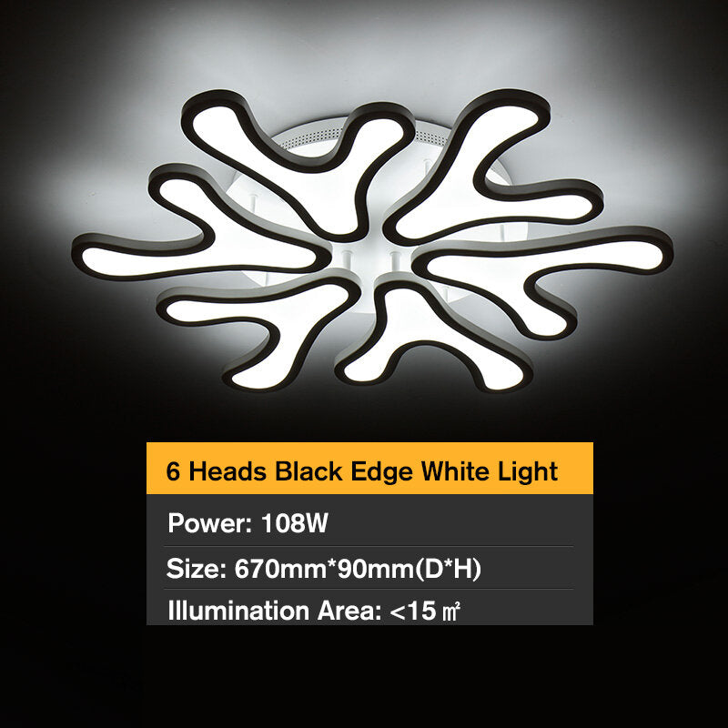 LED Modern Ceiling Light For Living Dining Room Bedroom Deer Antler Chandelier