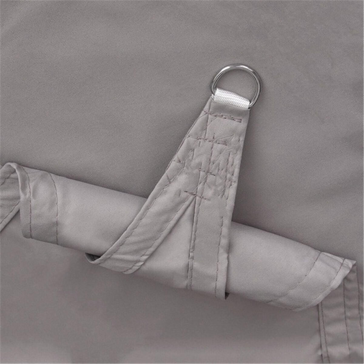 5x5m Outdoor Triangle Sun Sail Shade Garden Patio Tent Sunshade Canopy Awning Waterproof UV Cover