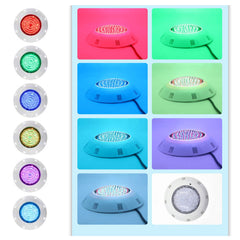 360/460 Lamp Beads LED Swimming Pool Light Wall-mounted Underwater Lamp RGB Landscape Lighting