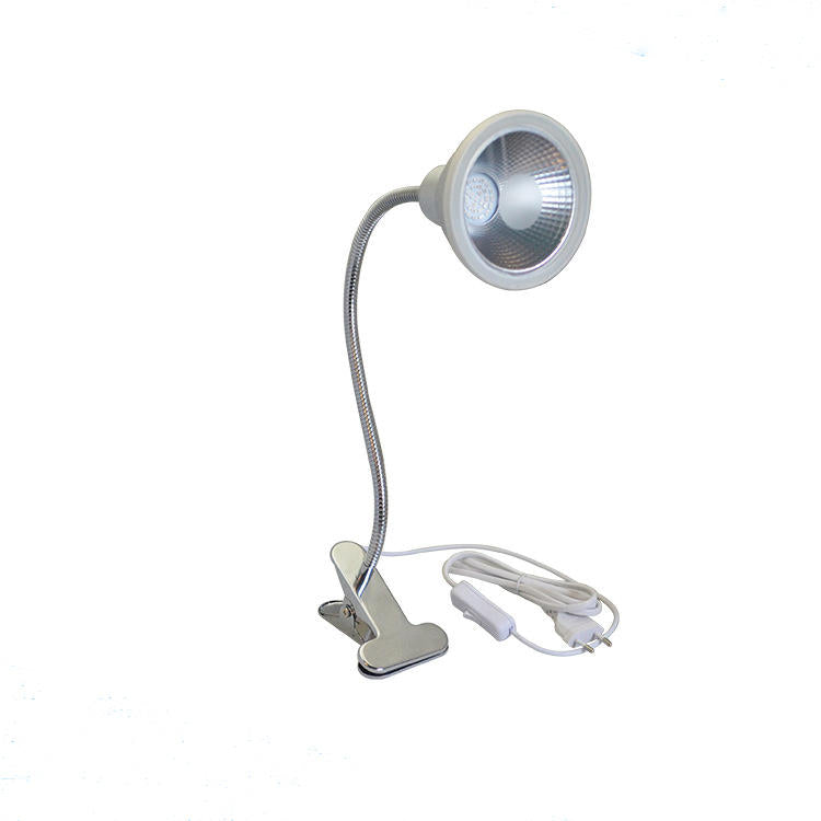 12W Garden Greenhouse LED Grow Light Single-head Clamp Plants Growth Lamp Flexible Gooseneck Light