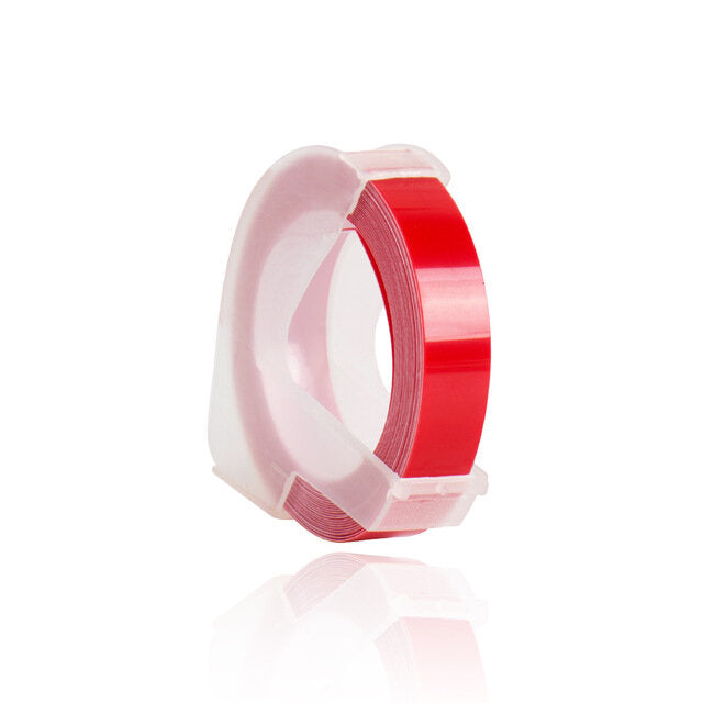 1pcs Dymo 3D Plastic Embossing Tape for PVC LABEL DYMO 1610 12965 1880 1540 Motex E101 Printer