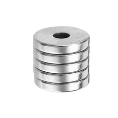5pcs N52 15x3mm 4mm Hole Strong Round Countersunk Ring Magnets Rare Earth Neodymium Magnets