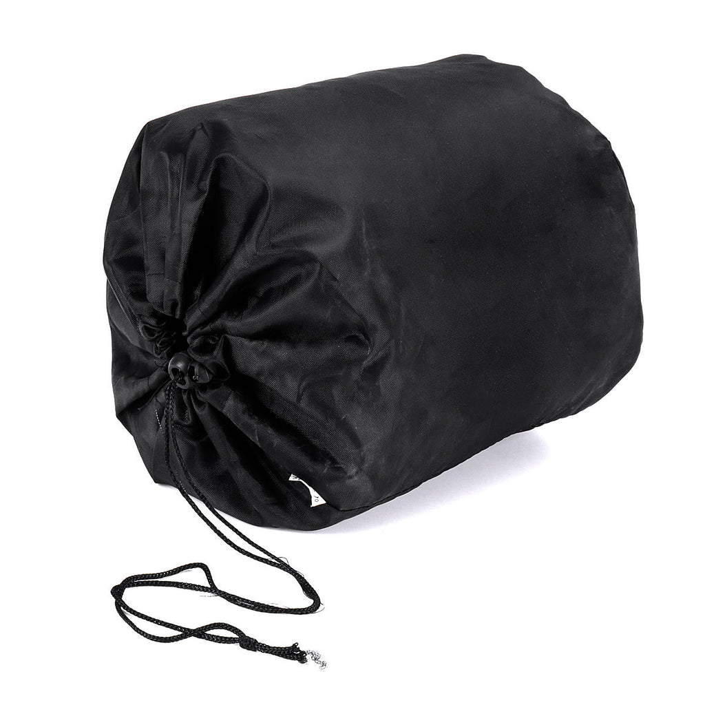 11-13ft 14-16ft 17-19ft 20-22ft Boat Cover UV-Protected Premium Heavy Duty 210D Trailerable Canvas Black