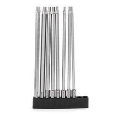 8pcs T9-T40 150mm Magnetic Torx Screwdriver Bits 1/4 Inch Hex Shank