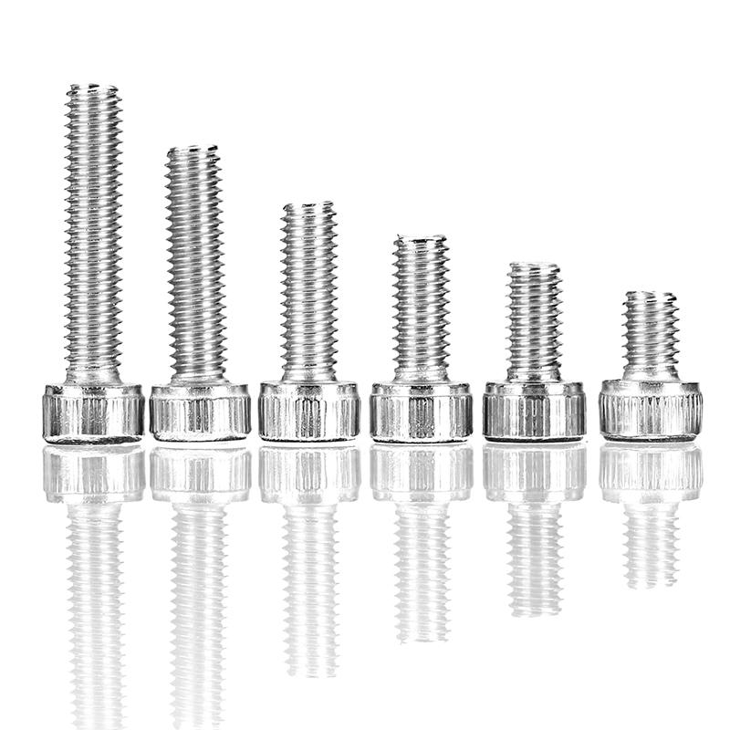 M4SH3 50Pcs M4 Stainless Steel Hex Socket Cap Head Screws Bolts 6-20mm Optional Length