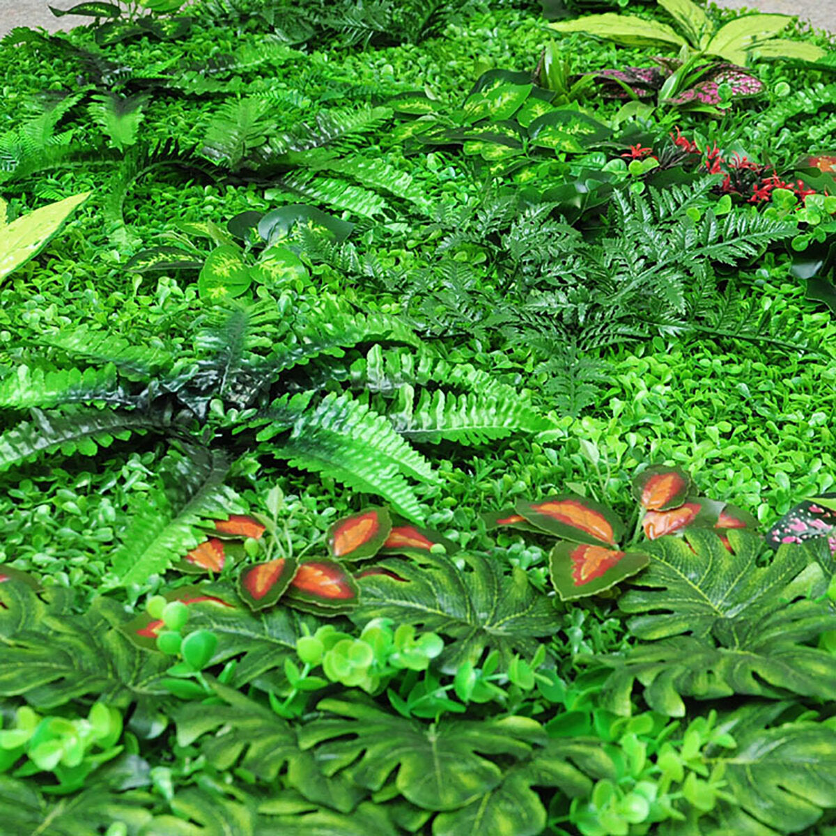 Green Plant Wall Background Wall Plastic Simulation Plant Lawn Wall