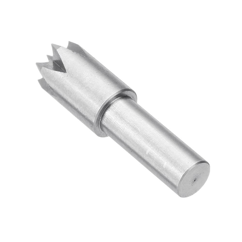 6mm Shank Stainless Steel Plum Blossom Thimble Drill Bit Dead Center for Mini Lathe Machine