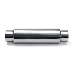 Universal Exhaust Muffler Silencer Glass Pack 12" Long 3" Inlet Outlet