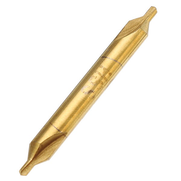 6pcs 1/1.5/2/2.5/3/5mm Center Drills 60 Degree HSS Titanium Coated Countersink Drill Bit