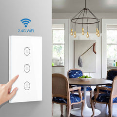 Wireless Touch Switch Mobile Phone Remote Works with Amazon Alexa Google Home WF-WS03