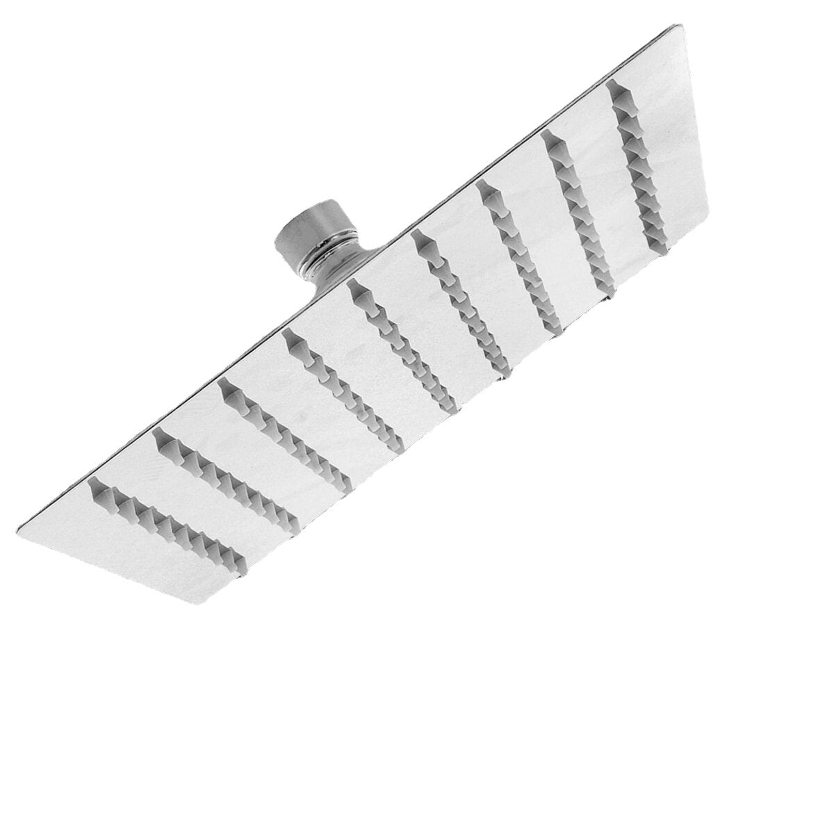 Square Stainless Steel Shower System Large Angle-adjustable Shower Head Adjustable Rotate Ball Five-piece Shower Set