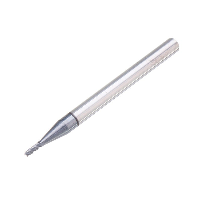 10pcs 1.5mm HRC55 TiAlN 2 Flutes End Mill Cutter Tungsten Carbide Milling Cutter CNC Tool