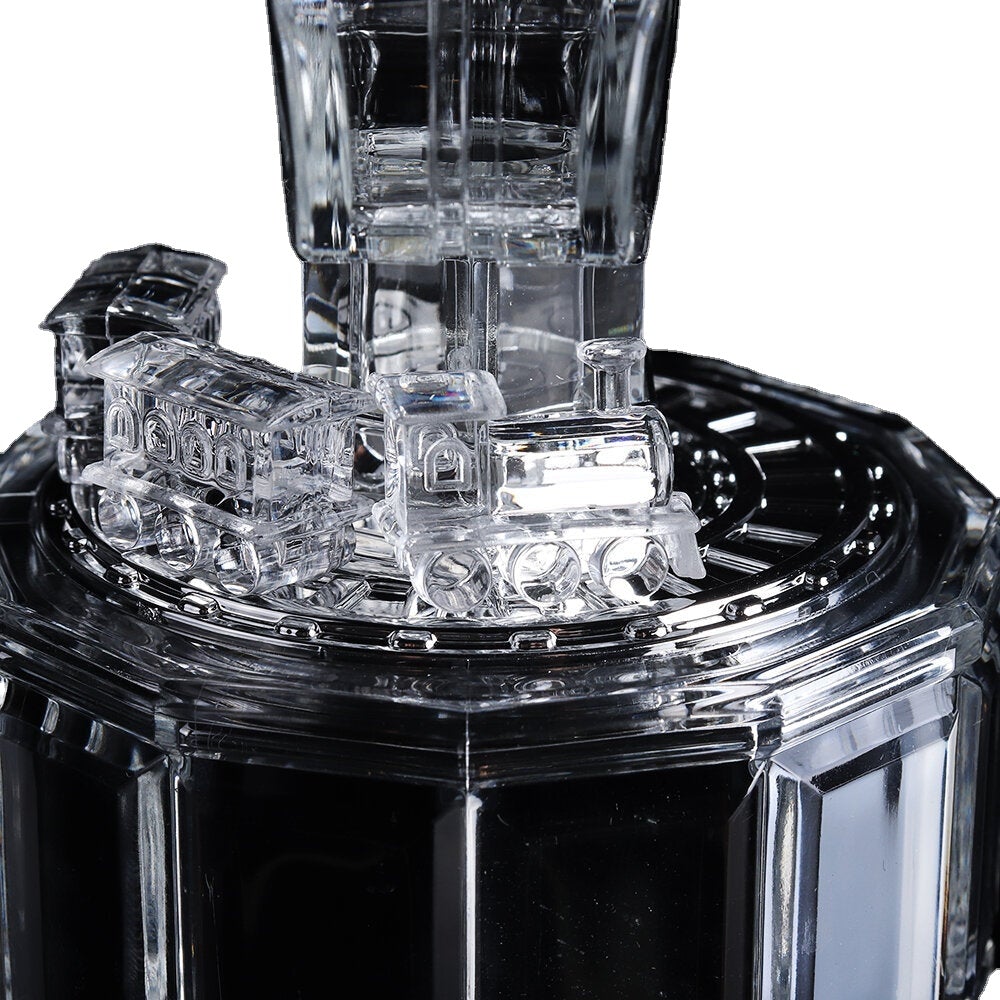 Christmas Tree Music Box with Lights Acrylic Crystal Texture Gifts Birthday