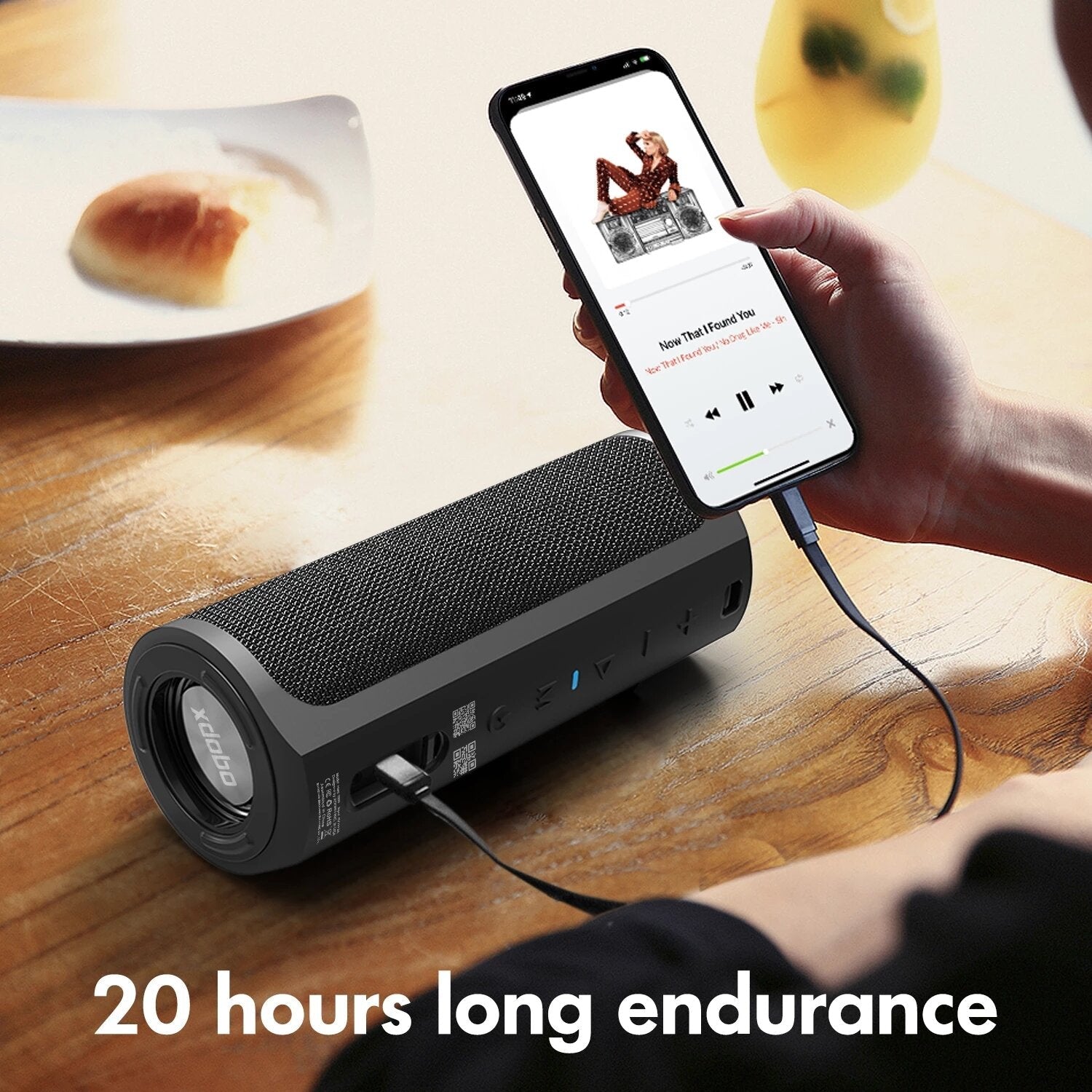 Bluetooth Speaker 50W Loud Stereo Sound Waterproof Wireless Outdoor 20H Playtime Deep Bass Portable Subwoofer