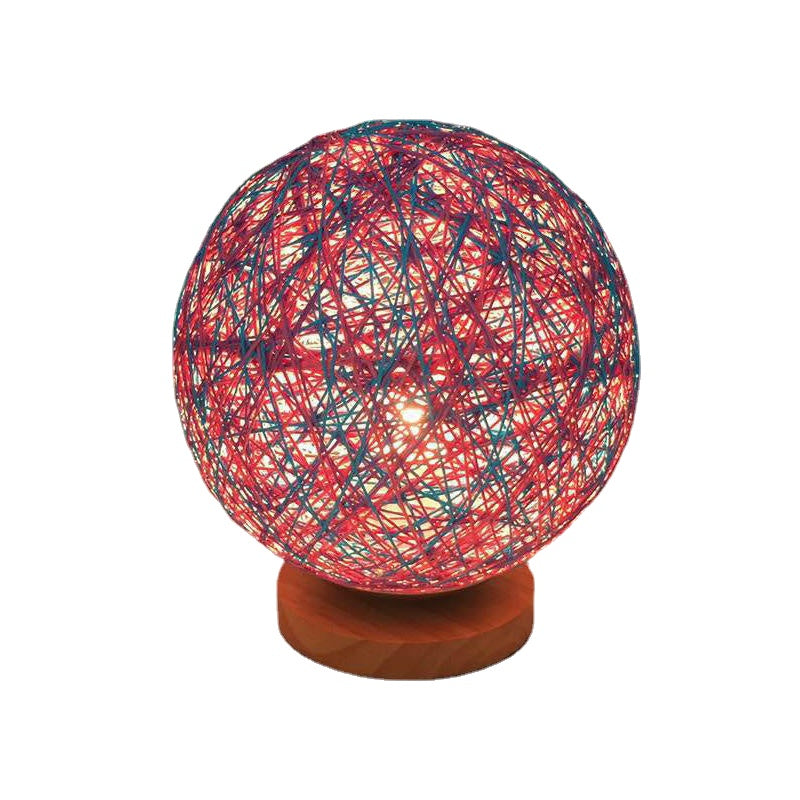 Ball Night Light Table Bedside Lamp Bedroom Home Decor Valentine Gift