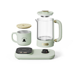 Electric Kettle 600W 600ml Tea Kettle Hot Water Boiler with Teacup Insulation