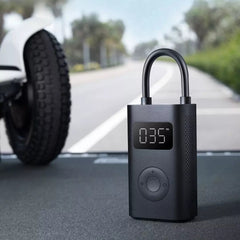 150PSI Electric Tire Air Pump Inflator Digital Pressure Monitoring Sensor with LED Light 5 Modes for Car Football