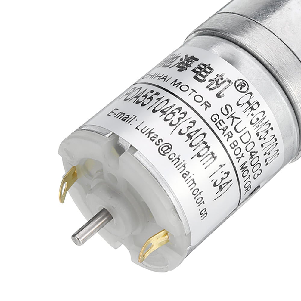 DC 7.4V 340rpm 550rpm Reduction Motor DC Geared Motor