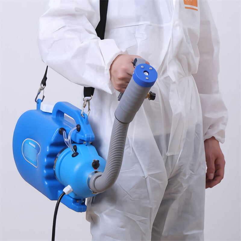 Backpack Electric ULV Sprayer Fogging Machine Portable Garden School Disinfection Fogging Sprayer 5L High Pressure Mist Blower