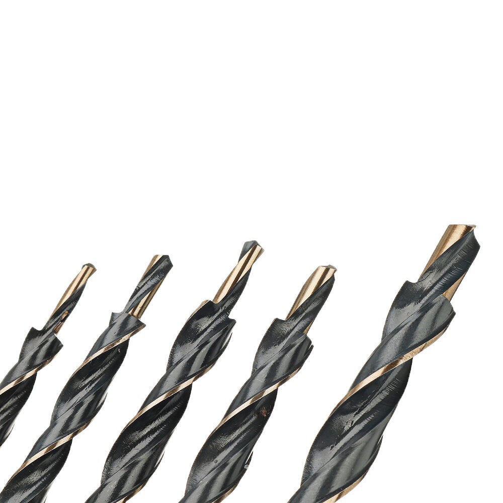 5Pcs Cobalt Drill HSS-Co Twist Step Drill Bits for Manual Pocket Hole Jig Master Metal Stainless Steel Drilling
