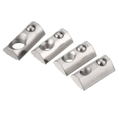 50pcs 30 Series Round Roll T Slot Elastic Nut Spring Nut for 30 Series Aluminum Profile
