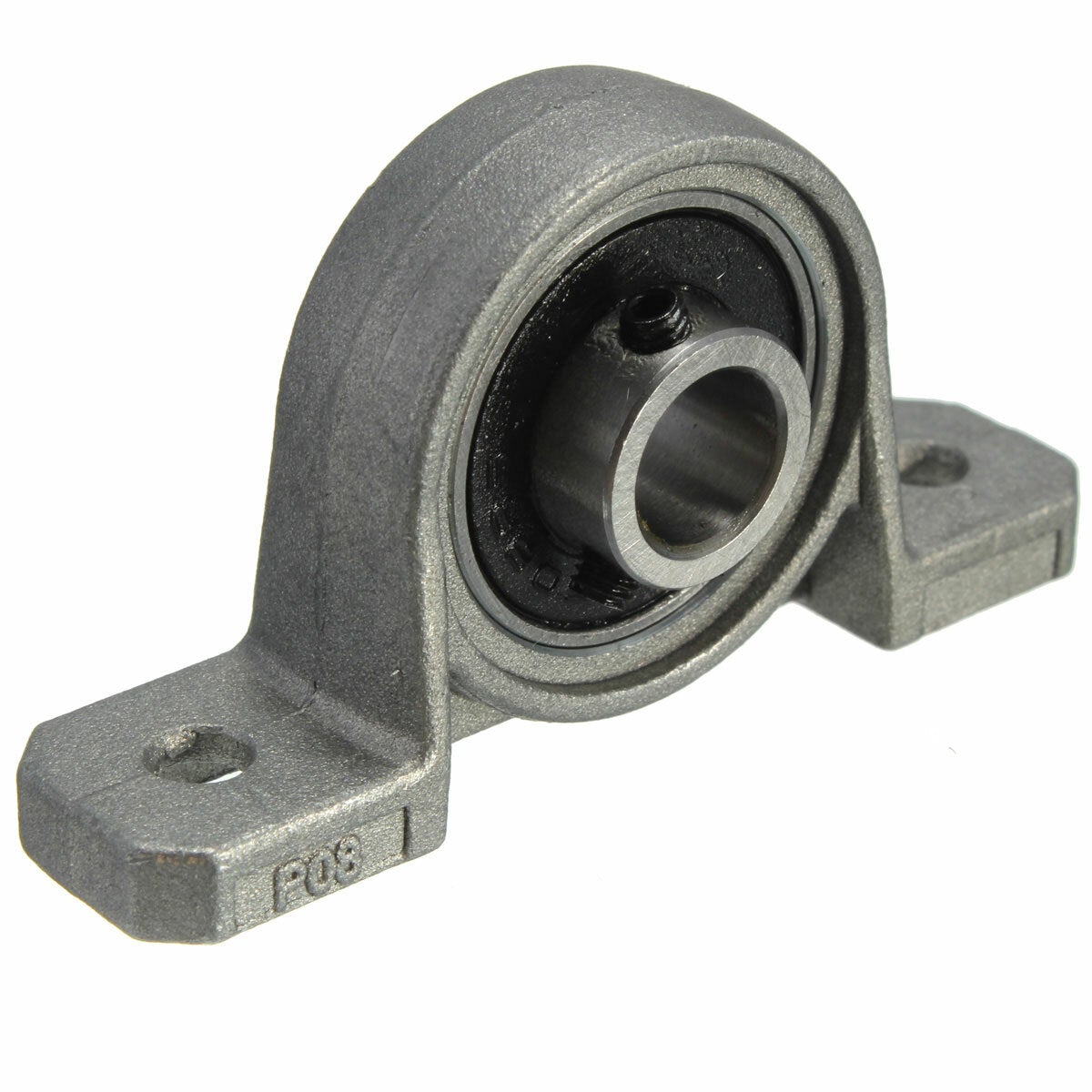 5Pcs 8mm Bore Diameter Pillow Block Mounted Ball Bearing Zinc Alloy