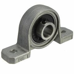 5Pcs 8mm Bore Diameter Pillow Block Mounted Ball Bearing Zinc Alloy