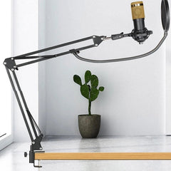 Live Microphone Sound Card Bracket Set Anchor Link Tripod Stand Fantoomvoeding Equipment