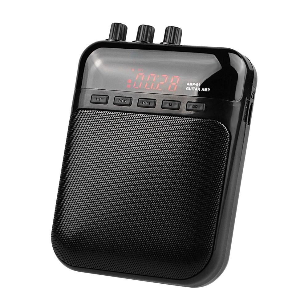 Guitar Amp Recorder Speaker TF Card Slot Compact Portable Multifunction
