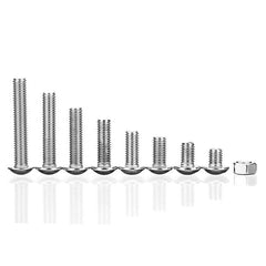 150Pcs M5 Stainless Steel 6-30mm Hex Socket Button Head Screw Allen Bolt Assortment Kit