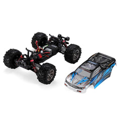 With Two Battery 2.4G 4WD 52km/h Brushless Proportional Control RC Car LED Light RTR Toys