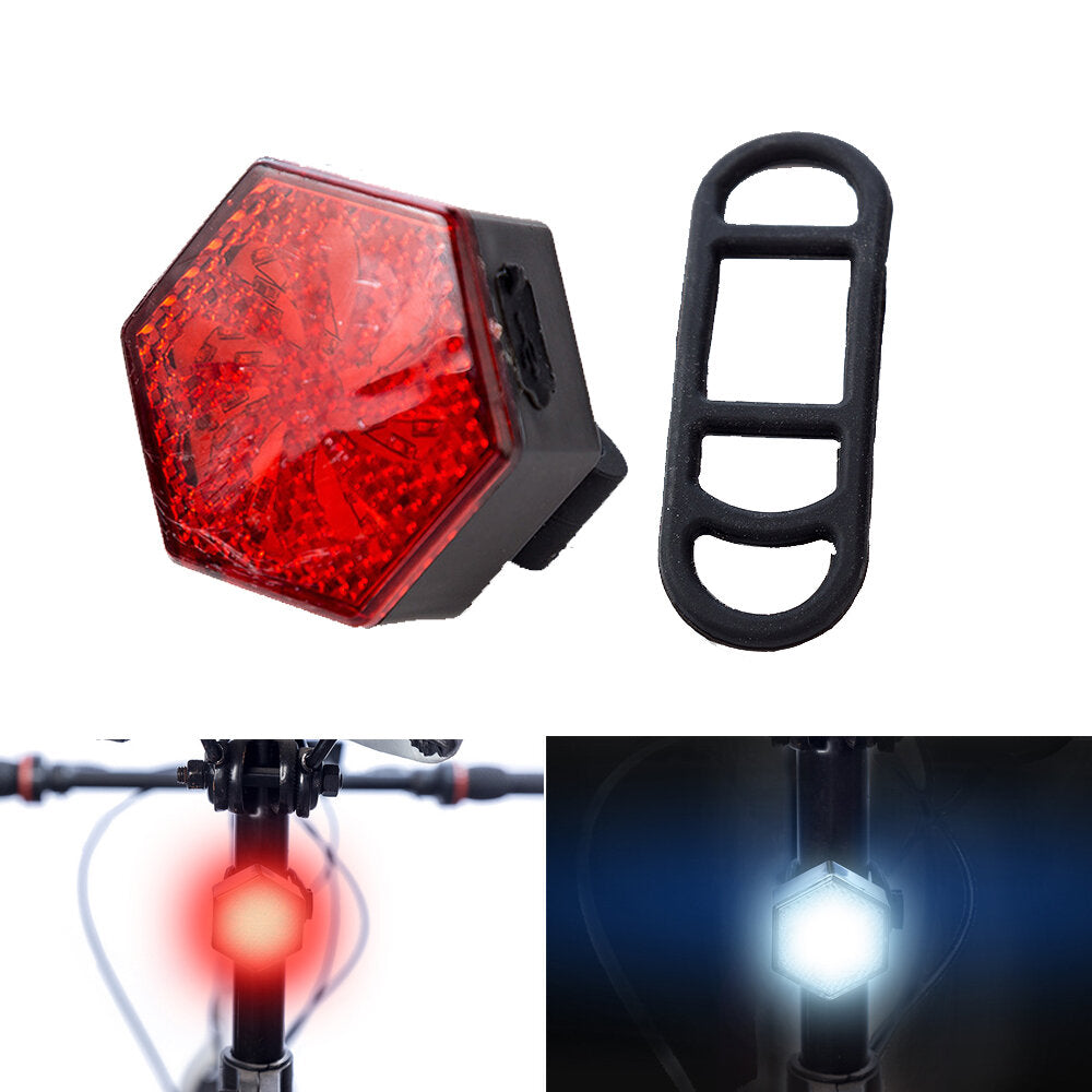 USB Rechargeable Bike Tail Light Waterproof Ultra Bright LED Bicycle Lights for MTB Road Bike