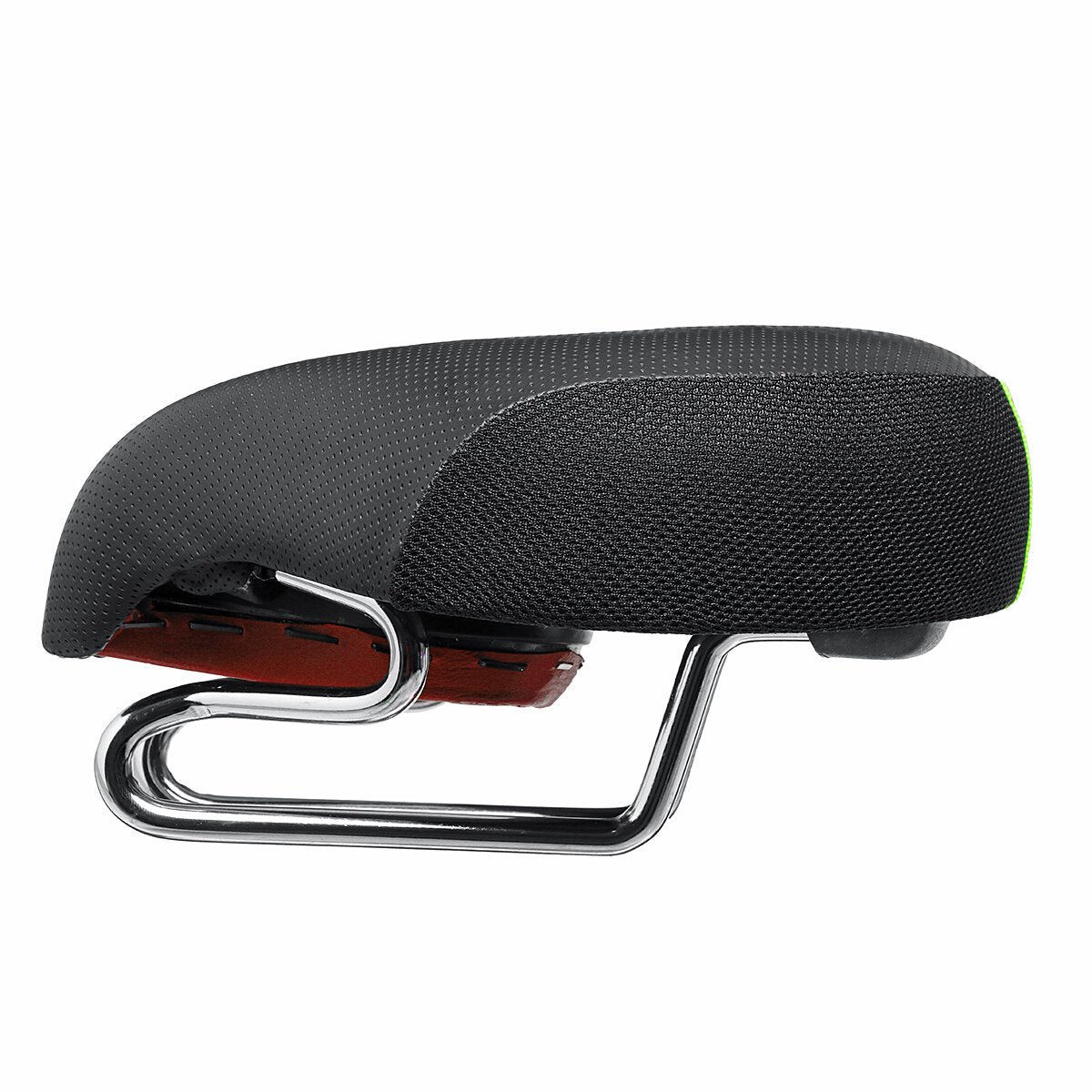 Bicycle Noseless Saddle Wide Large Soft PVC PU Pad