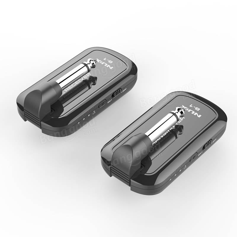 2.4G 4 Channels Rechargeable Wireless System Transmitter & Receiver For Guitar Bass