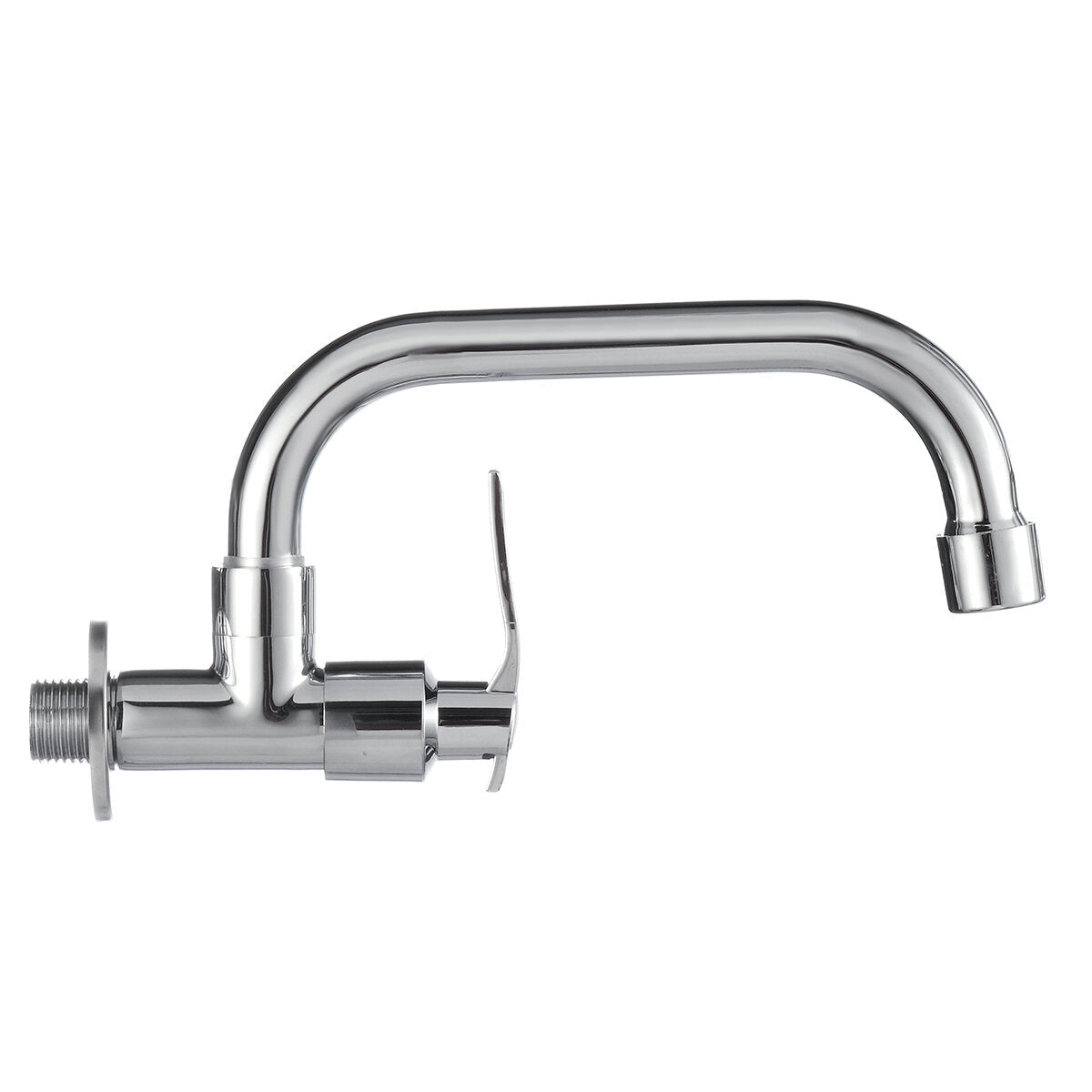 360 Degree Rotation Single Cold Faucet Brass Kitchen Sink
