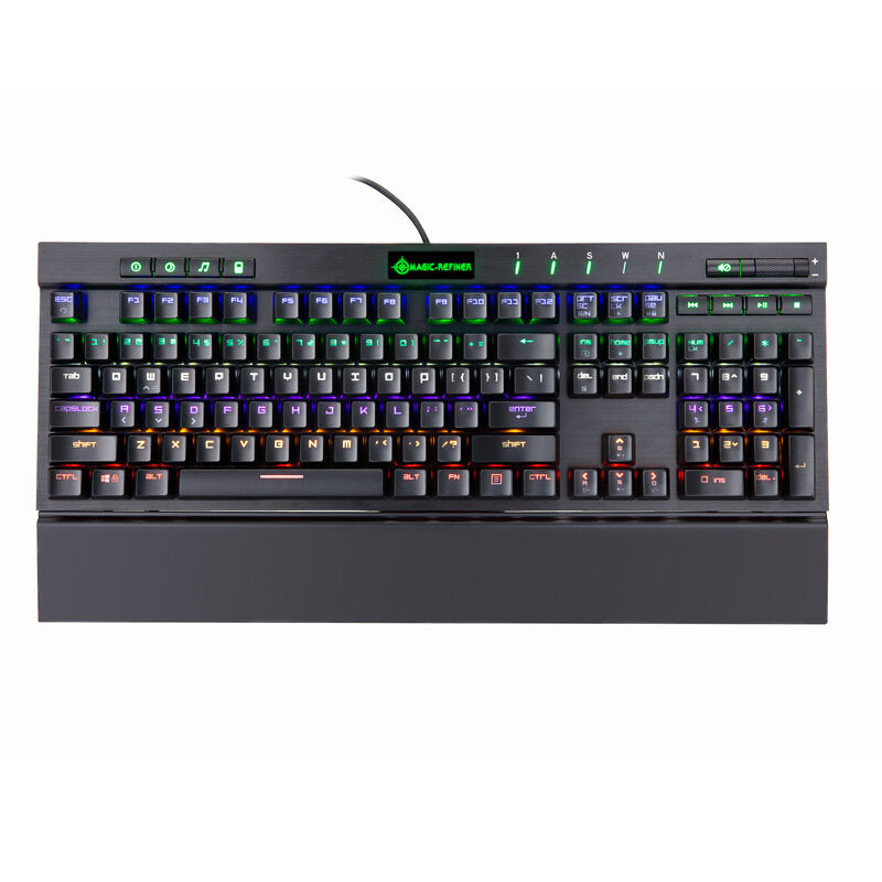 RGB Mechanical Gaming Keyboard USB Wired Backlight Mechanical Optical Switch 104 Keys For Gamer Office E-Sports