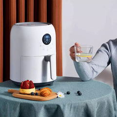 Smart Air Fryer Oil-free Frying Digital LED Touch Screen Timer Temperature Control for Kitchen