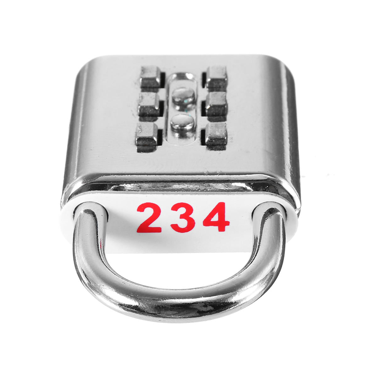 6 Digit Push Button Combination Padlock Travel Suitcase Luggage Lock
