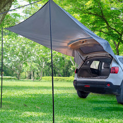 Car Rear Rooftop Tent Waterproof Car Side Awning Tent Sun-shelter Truck Canopy Camping Travel