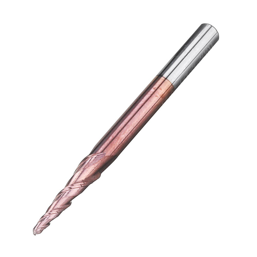 R0.25/ R0.5/ R0.75/ R1.0 *15*D4*50 2 Flutes Taper Ball Nose End Mill HRC50