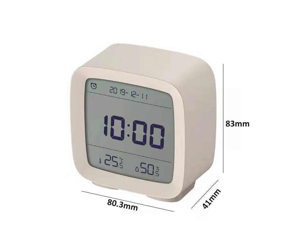 Alarm Clock APP Control Thermometer Hygrometer LCD Screen Adjustable
