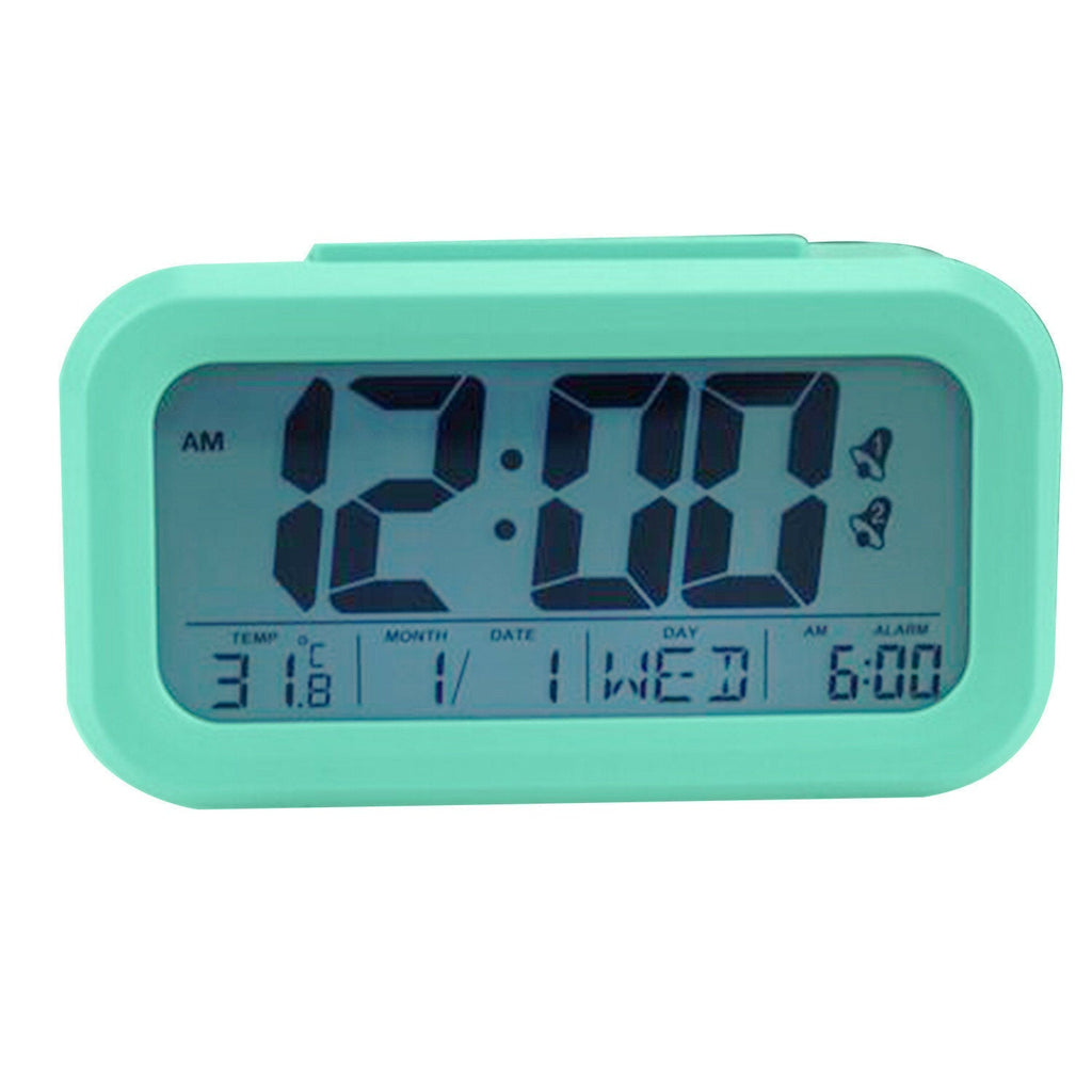 Intelligent Display Alarm Clock LCD Large Display Night Lighting Digital Clock