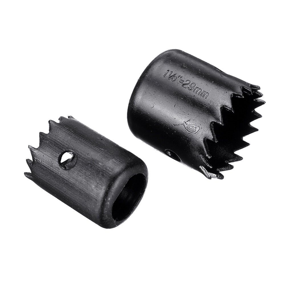 19Pcs Hole Saw Cutter Kit with 13Pcs Blades 19-152mm Woodworking Holesaw Cutting Drill Bit Set for Soft Wood, Plywood, Drywall, PVC