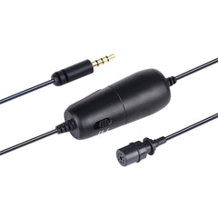 Professional Microphone 6M Lavalier Stereo Audio Recorder Interview Clip for Camera Smartphone Laptop DSLR